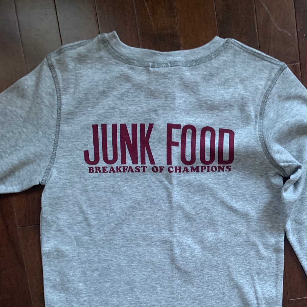 1980s vintage JUNK FOOD long-sleeve T-shirt